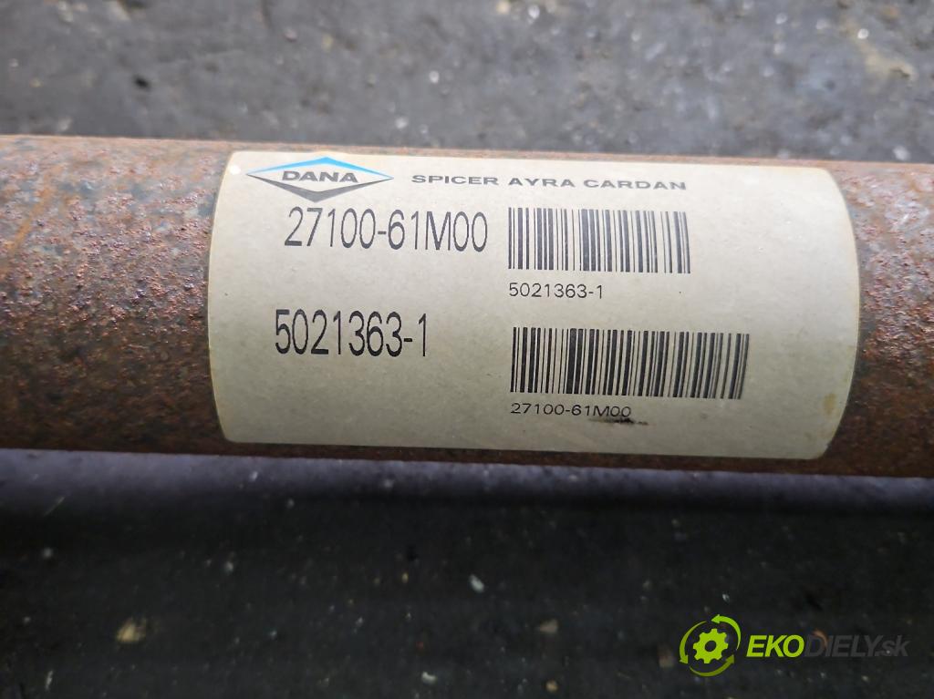 Suzuki SX4 S-Cross 2013-2021 1.6 16V 120 HP manual 88 kW 1586 cm3 5- Hřídel: zadné 27100-61M00 (Kardaňový hriadeľ)