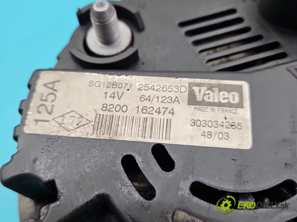 Mitsubishi Space star 1.9 dci 102 HP manual 75 kW 1870 cm3 5- Alternator 8200162474 (Alternátor)