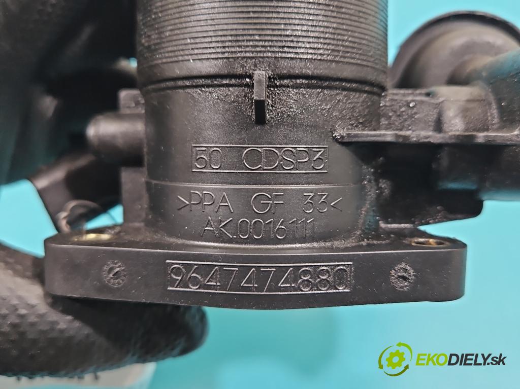 Ford Focus Mk2 2004-2011 2.0 tdci 136 HP manual 100 kW 1997 cm3 5- klapka 9647474880 (Škrtiaca klapka)