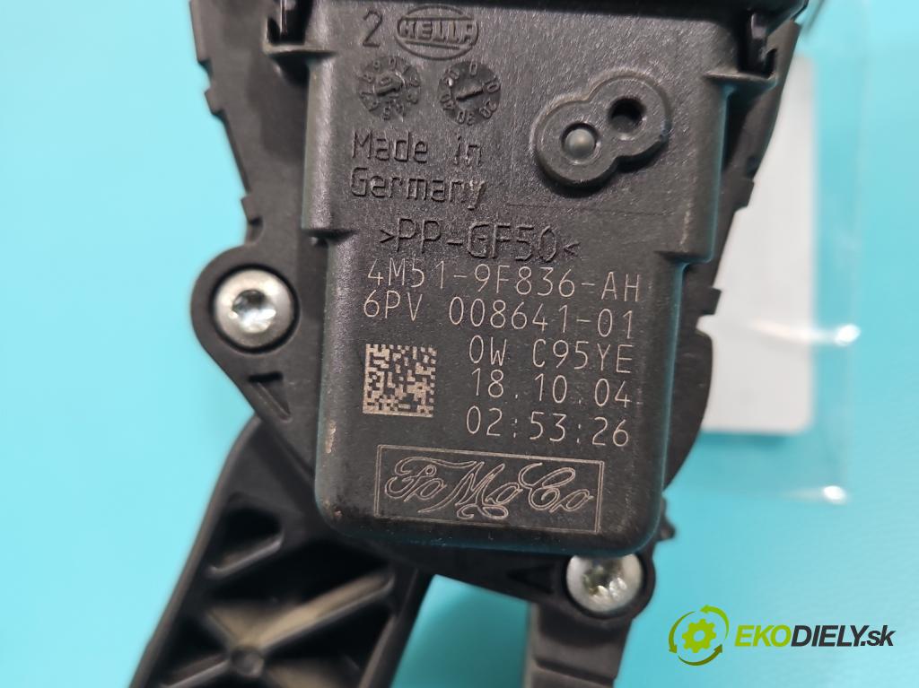 Ford Focus Mk2 2004-2011 2.0 tdci 136hp manual 100 kW 1997 cm3 5- pedal plyn: potenciometr: 4M51-9F836-AH