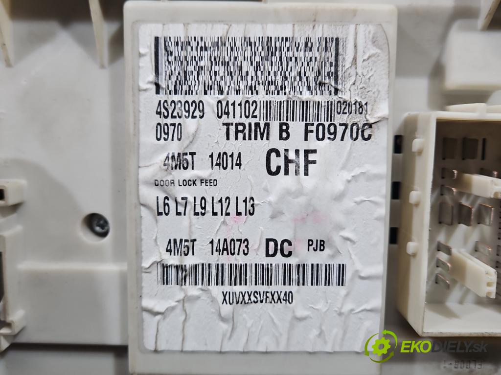 Ford Focus Mk2 2004-2011 2.0 tdci 136 HP manual 100 kW 1997 cm3 5- skrinka poistka 4M5T14014CHF (Poistková skrinka)