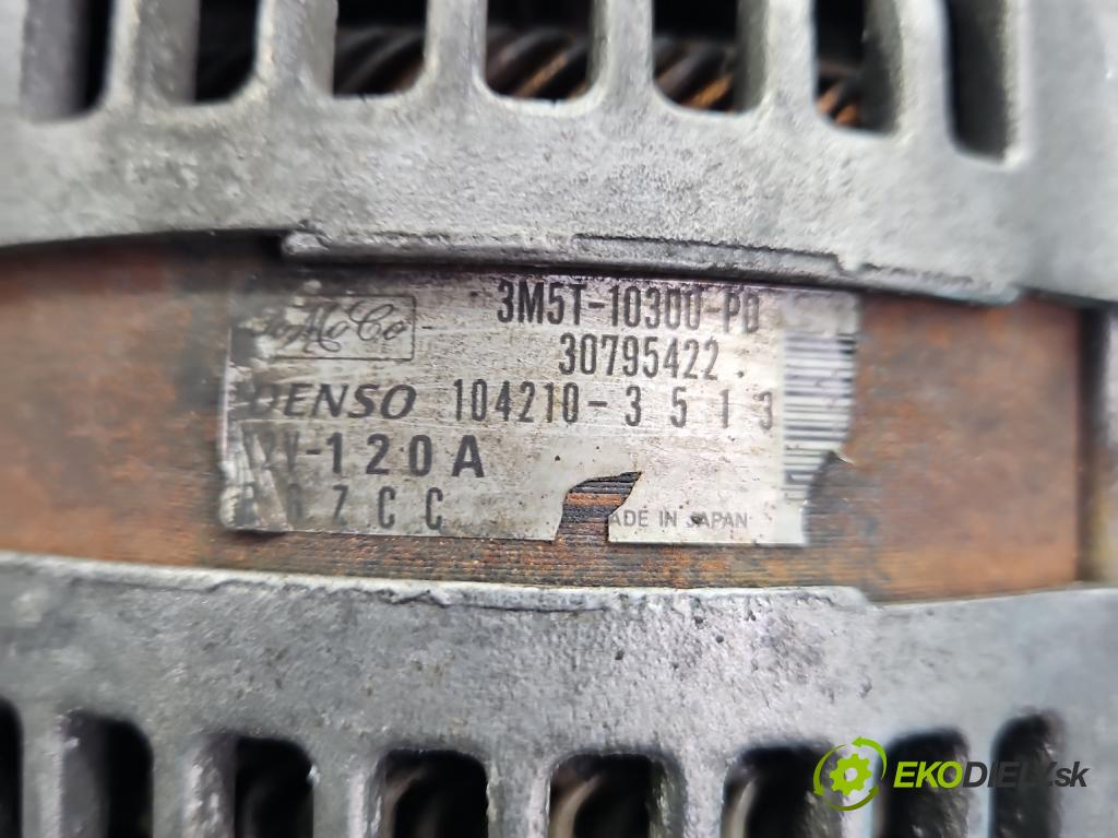 Ford Focus Mk2 2004-2011 2.0 tdci 136 HP manual 100 kW 1997 cm3 5- Alternator 3M5T-10300-PD (Alternátor)