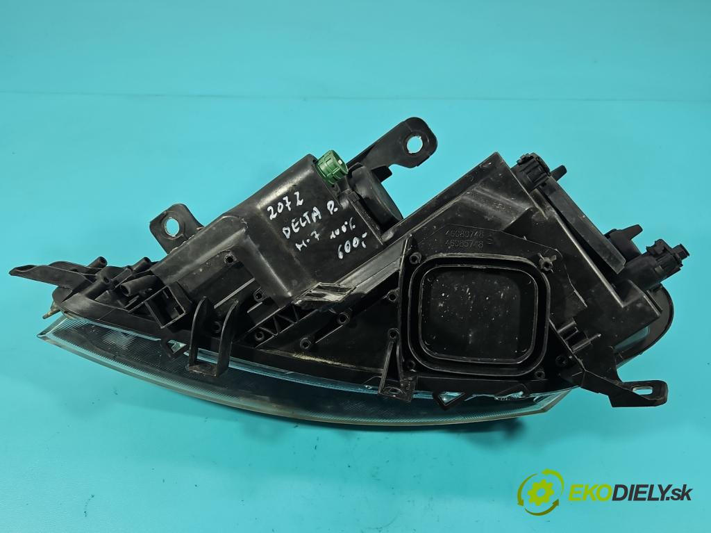 Lancia Delta III 2008-2014 1.4 T 120 HP manual 88 kW 1368 cm3 5- Reflektor: pravý 00518763440 (Svetlo predné pravé)