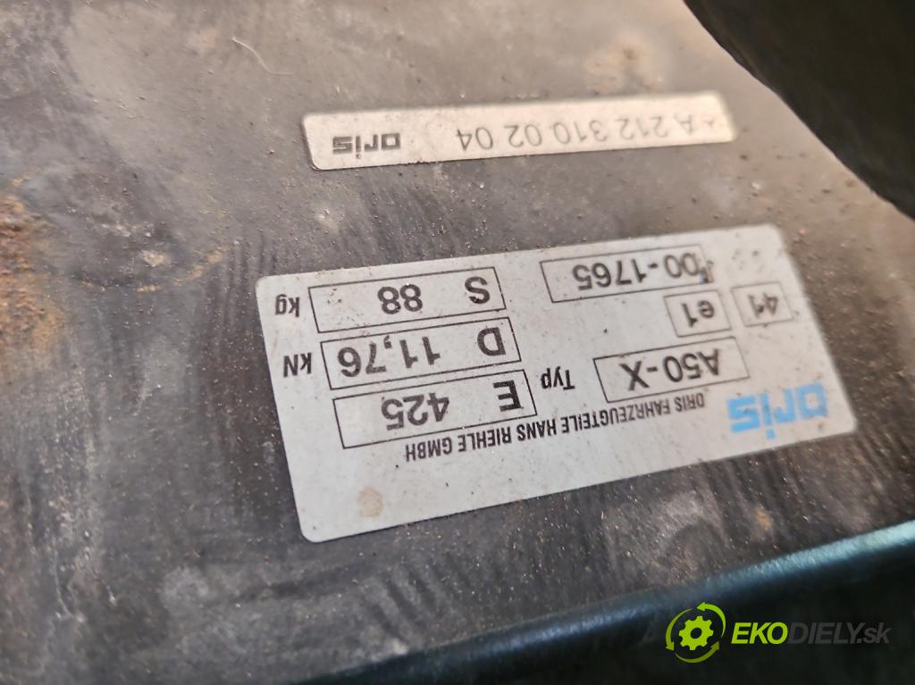 Mercedes E W212 2009-2016 2.2 CDI 136hp automatic 100 kW 2143 cm3 5- oko tažné A2123100204 (Tažné zařízení)