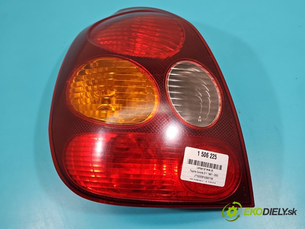 Toyota Corolla E11 1997-2002 1,4.0 16V 86 hp manual 63 kW 1332 cm3 3- světlo zadní levé  (Klika dveří ostatní)