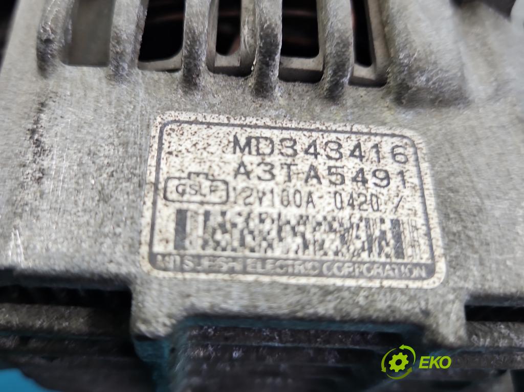 Mitsubishi Space star 1.8 GDI 122 HP manual 90 kW 1834 cm3 5- Alternator MD343416 (Alternátor)