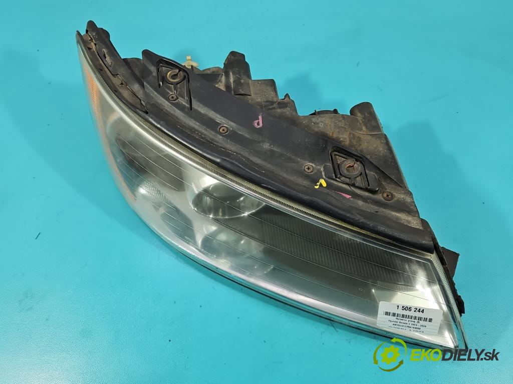 Hyundai Sonata V 2004-2009 2.4 16V 162 HP manual 119 kW 2359 cm3 4- Reflektor: pravý  (Svetlo predné pravé)