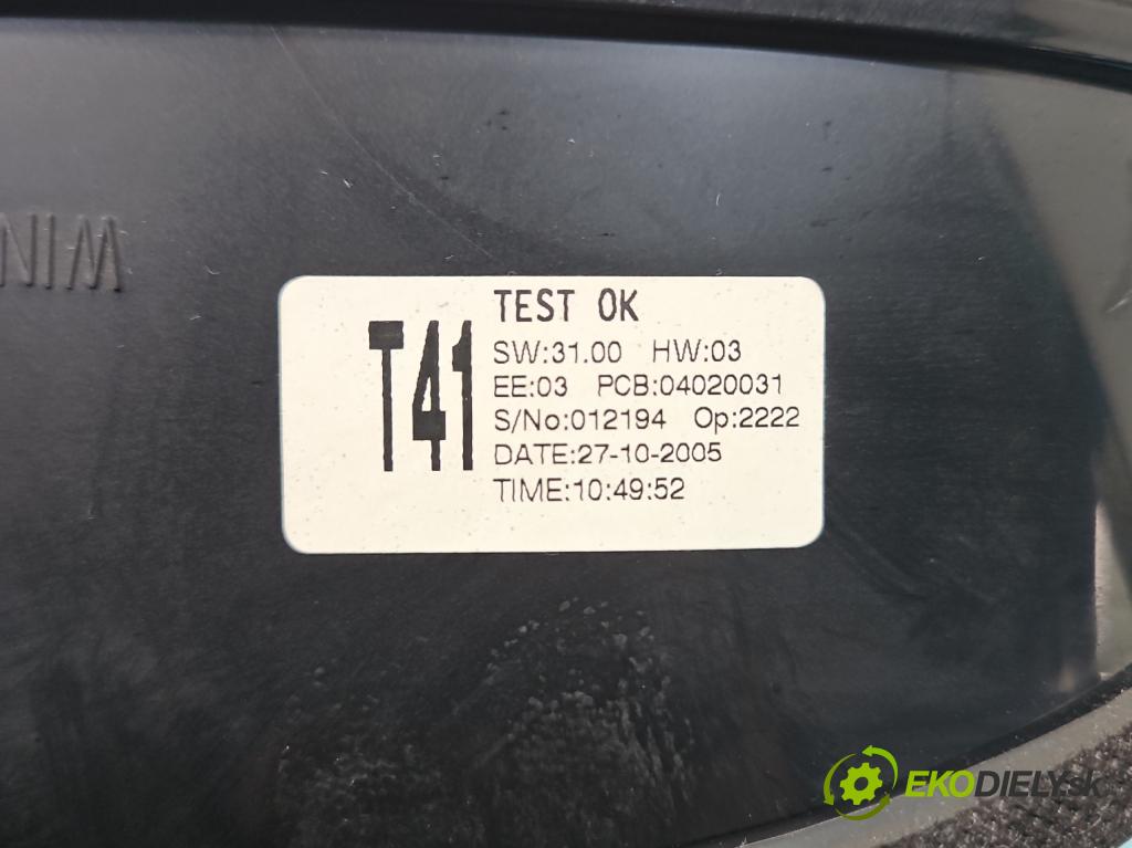 Hyundai Sonata V 2004-2009 2.4 16V 162 HP manual 119 kW 2359 cm3 4- prístrojovka/ budíky 94003-3K355 (Prístrojová doska)