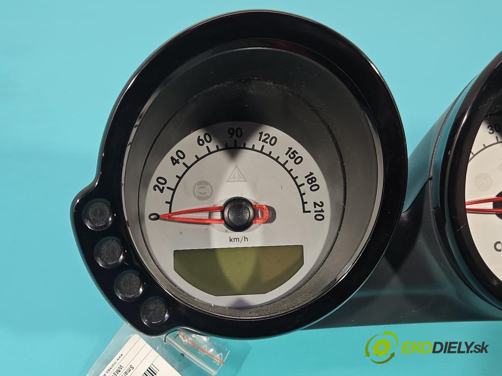 Smart Forfour I 2004-2006 1.3 16V 95 HP manual 70 kW 1332 cm3 5- prístrojovka/ budíky A4545403111 (Prístrojová doska)