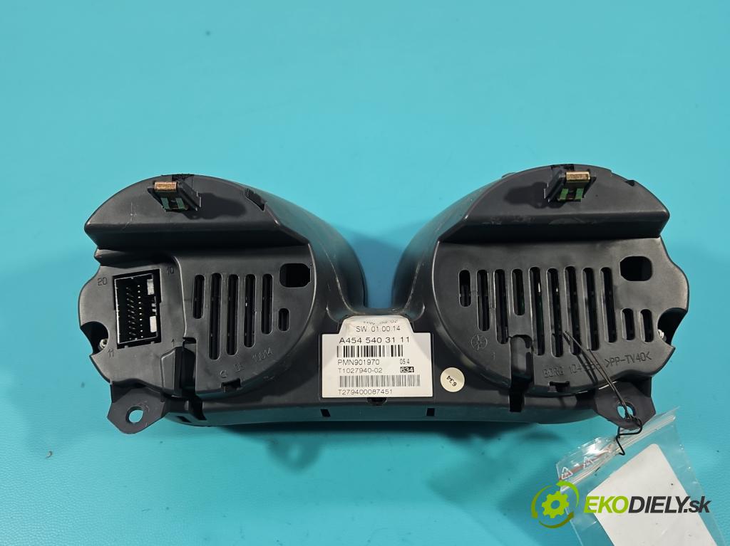 Smart Forfour I 2004-2006 1.3 16V 95 HP manual 70 kW 1332 cm3 5- prístrojovka/ budíky A4545403111 (Prístrojová doska)