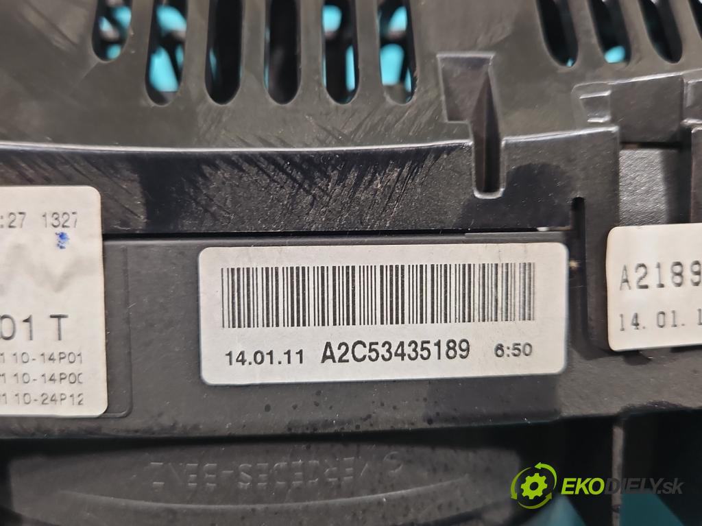 Mercedes CLS II C218 2010-2018 3.0 cdi (642853) 265KM automatic 195 kW 2987 cm3 4- prístrojovka/ budíky A21890066 (Prístrojová doska)