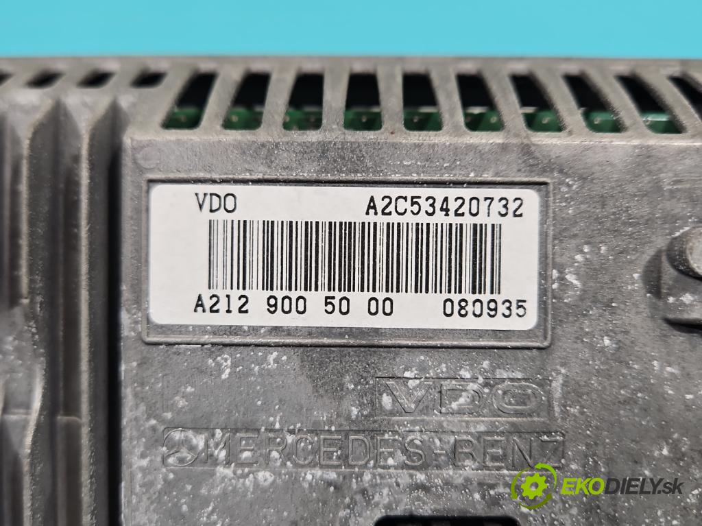 Mercedes CLS II C218 2010-2018 3.0 cdi 265KM automatic 195 kW 2987 cm3 4- Zobrazit: A2129005000 (Prístrojová doska)