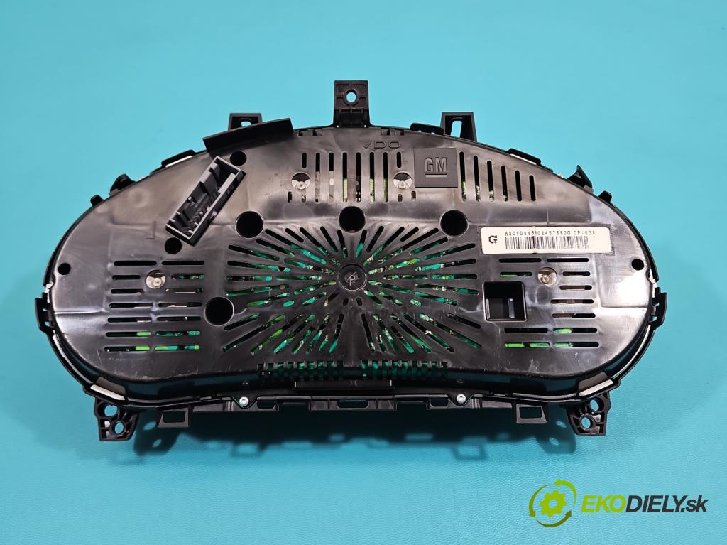 Opel Mokka A 2012-2019 1.4 T 140 HP manual 103 kW 1364 cm3 5- prístrojovka/ budíky A2C9084580 (Prístrojová doska)