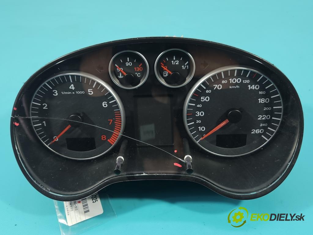 Audi A3 8P 2003-2012 1.6 FSI 116 HP manual 85 kW 1598 cm3 3- prístrojovka/ budíky 8P0920900E (Prístrojová doska)