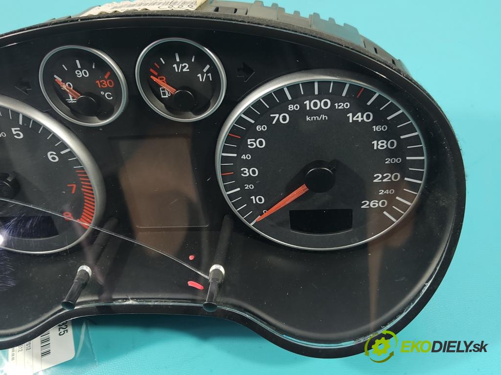 Audi A3 8P 2003-2012 1.6 FSI 116 HP manual 85 kW 1598 cm3 3- prístrojovka/ budíky 8P0920900E (Prístrojová doska)