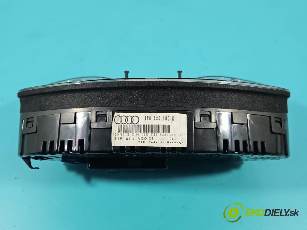 Audi A3 8P 2003-2012 1.6 FSI 116 HP manual 85 kW 1598 cm3 3- prístrojovka/ budíky 8P0920900E (Prístrojová doska)