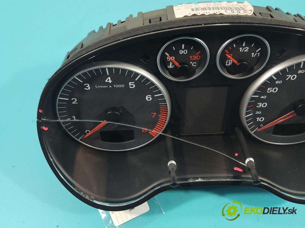 Audi A3 8P 2003-2012 1.6 FSI 116 HP manual 85 kW 1598 cm3 3- prístrojovka/ budíky 8P0920900E (Prístrojová doska)