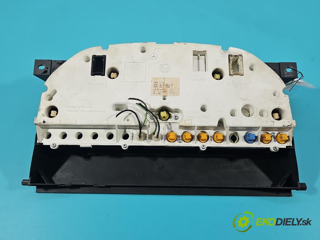 Vw LT II 1996-2006 2.5 TDI 95 HP manual 70 kW 2461 cm3 5- prístrojovka/ budíky 2D0919860F (Prístrojová doska)