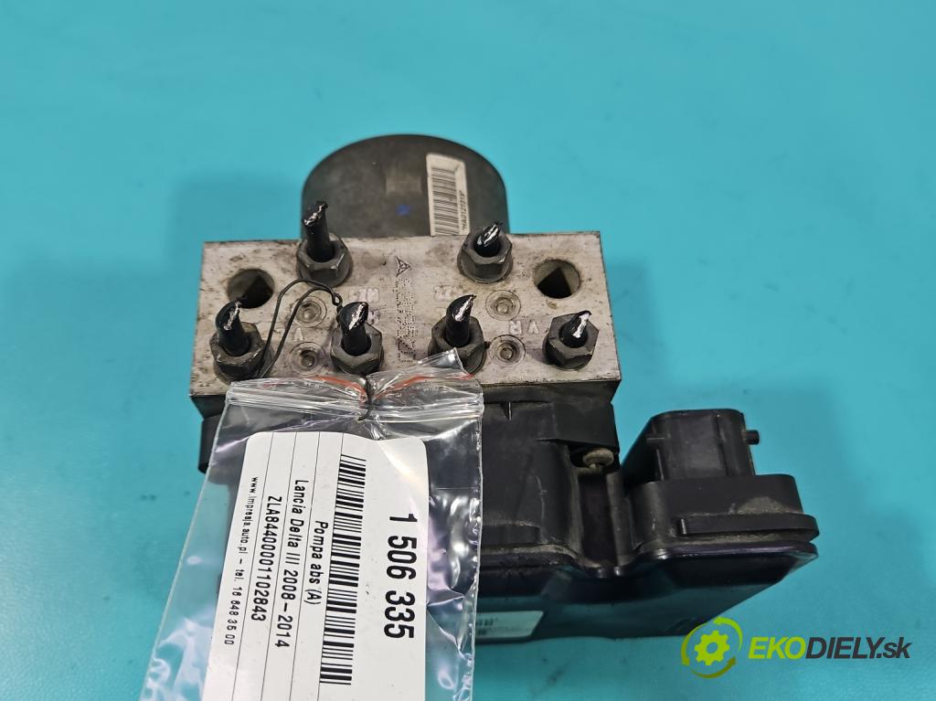 Lancia Delta III 2008-2014 1.4 T 120 HP manual 88 kW 1368 cm3 5- čerpadlo abs 51918602 (Pumpa ABS)