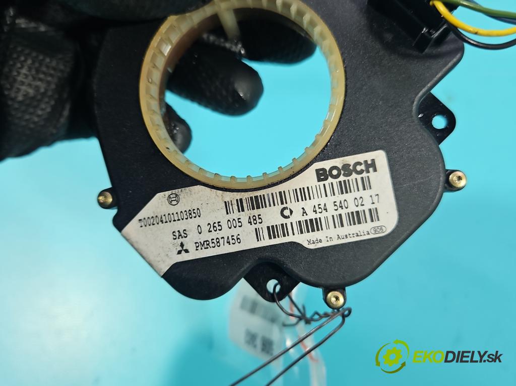 Smart Forfour I 2004-2006 1.3 16V 95 hp manual 70 kW 1332 cm3 5- snímač úhlu otáčet se: 0265005485