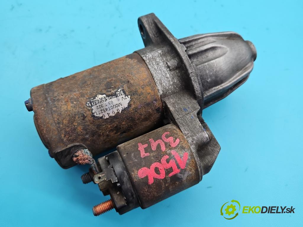 Smart Forfour I 2004-2006 1.3 16V 95 HP manual 70 kW 1332 cm3 5- štartér M000T45271ZT (Štartér)