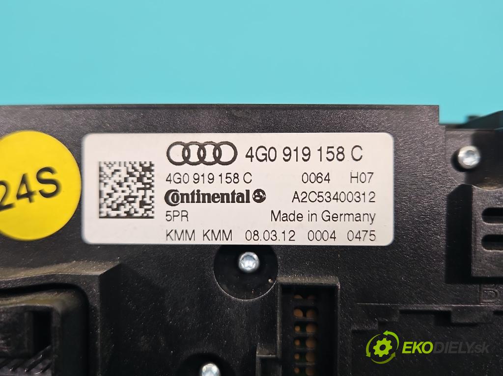 Audi A6 C7 2011-2018 3.0 tdi 204 hp automatic 150 kW 2967 cm3 4- palubní deska panel topení 4G0919158C