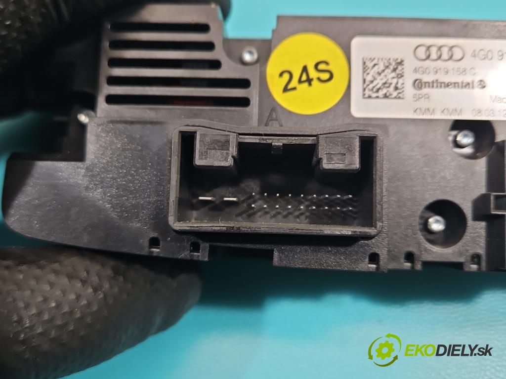 Audi A6 C7 2011-2018 3.0 tdi 204 hp automatic 150 kW 2967 cm3 4- palubní deska panel topení 4G0919158C