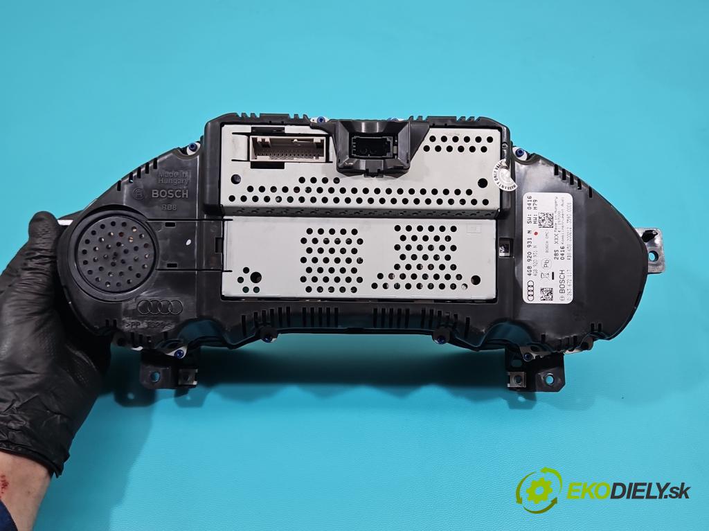 Audi A6 C7 2011-2018 3.0 tdi 204 HP automatic 150 kW 2967 cm3 4- prístrojovka/ budíky 4G8920931N (Prístrojová doska)