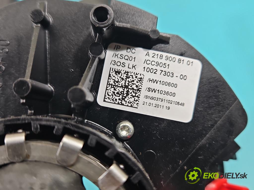 Mercedes CLS II C218 2010-2018 3.0 cdi 265KM automatic 195 kW 2987 cm3 4- prepínač komplex: A2189008101 (Prepínacie páčky pod volantom)