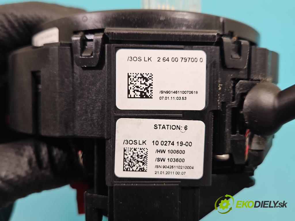 Mercedes CLS II C218 2010-2018 3.0 cdi 265KM automatic 195 kW 2987 cm3 4- prepínač komplex: A2189008101 (Prepínacie páčky pod volantom)