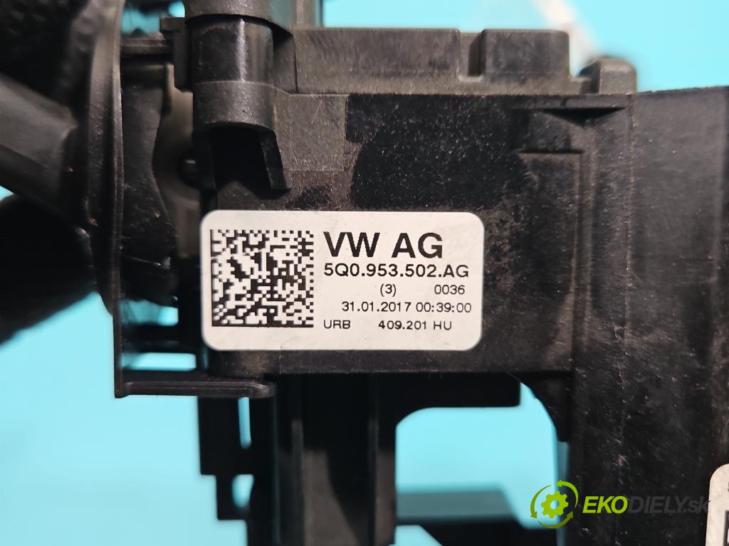 Skoda Superb III 2015-2024 2.0 tdi 190 HP automatic 140 kW 1968 cm3 5- prepínač komplex: 5Q0953502AG (Prepínacie páčky pod volantom)