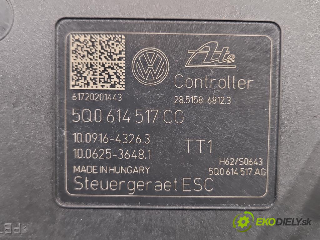 Skoda Superb III 2015-2024 2.0 tdi 190 HP automatic 140 kW 1968 cm3 5- čerpadlo abs 5Q0614517CG (Pumpa ABS)