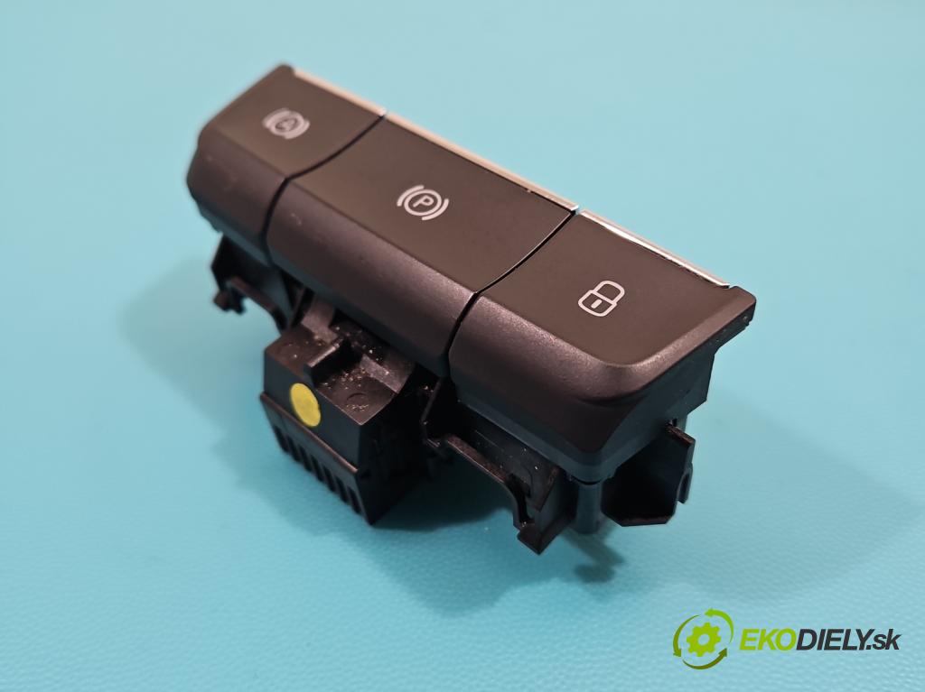 Skoda Superb III 2015-2024 2.0 tdi 190 HP automatic 140 kW 1968 cm3 5- prepínač brzda: ručný 3V0927225B (Prepínacie páčky pod volantom)