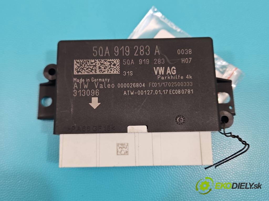 Skoda Superb III 2015-2024 2.0 tdi 190 HP automatic 140 kW 1968 cm3 5- riadiaca jednotka parkovaní: 5Q0919283A