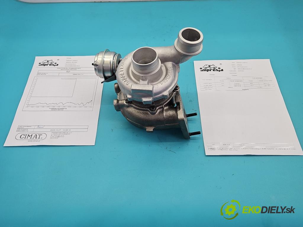 Vw LT II 1996-2006 2.5 tdi 109 hp manual 80 kW 2461 cm3 5- Turbodmychadlo repasováno 454205-1