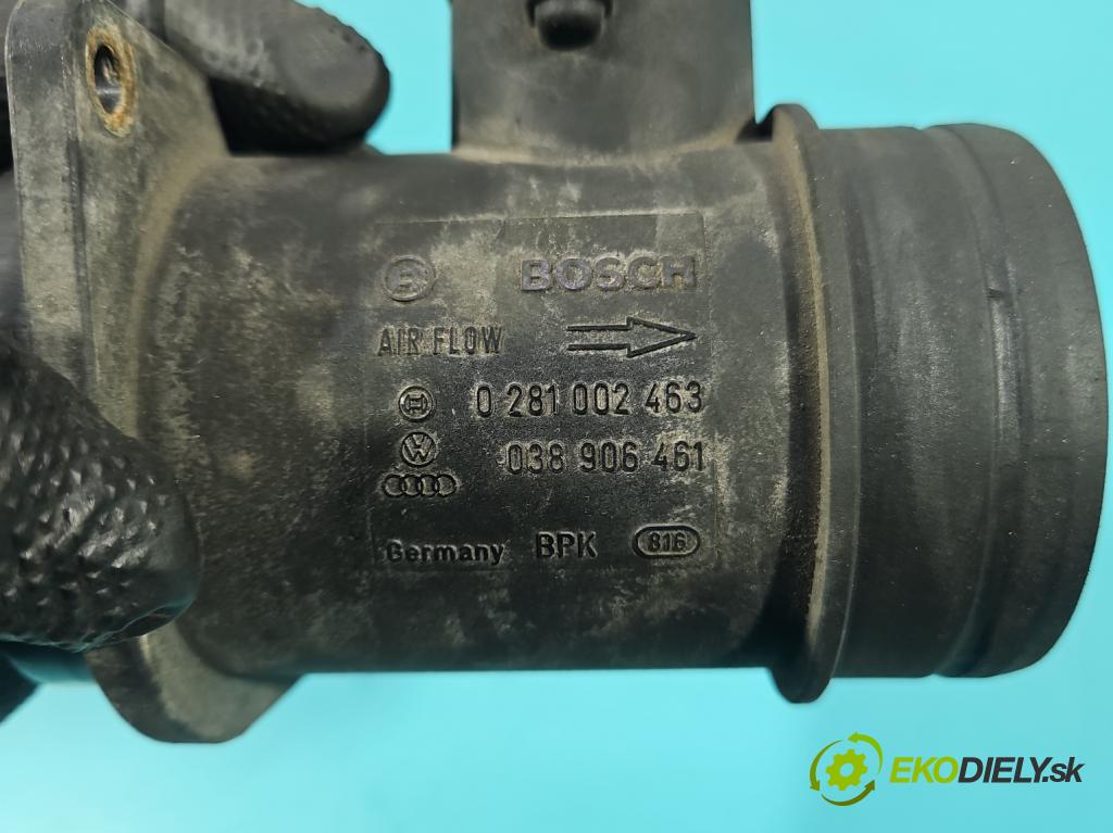 Vw LT II 1996-2006 2.5 tdi 109 HP manual 80 kW 2461 cm3 5- průtokoměr: 0281002463 (Váha vzduchu)