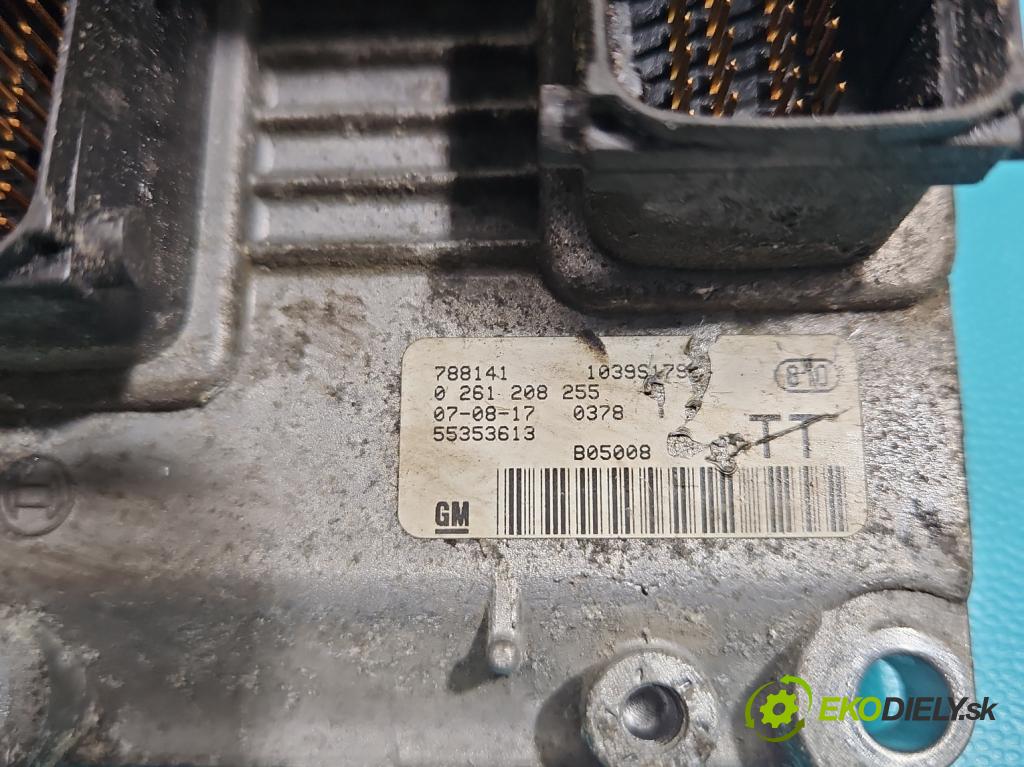 Opel Meriva A 2002-2010 1.4 16V 90 hp manual 66 kW 1364 cm3 5- řídící jednotka motoru 55353613