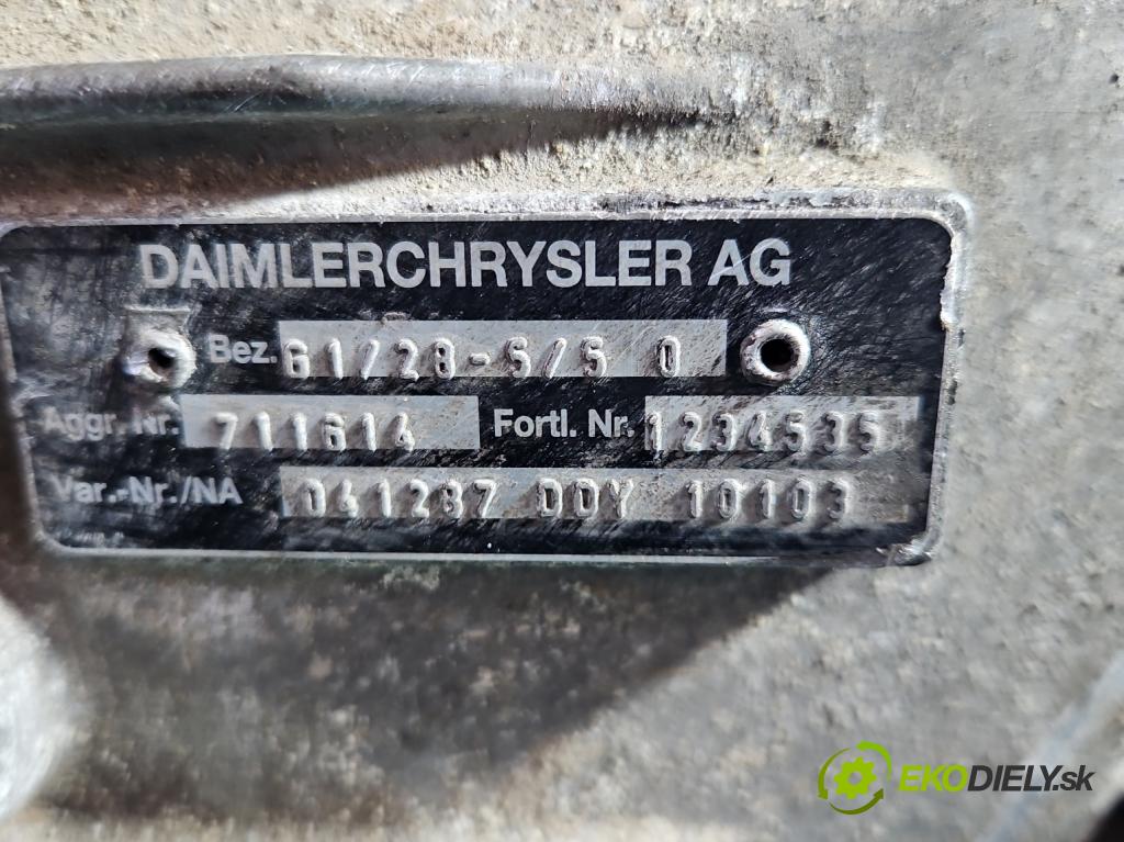 Vw LT II 1996-2006 2.5 TDI 95 hp manual 70 kW 2461 cm3 5- převodovka stupňová manual DDY