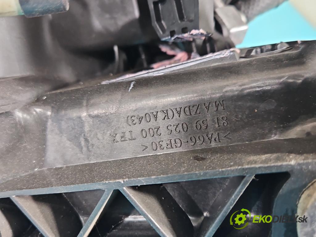 Mazda 5  2005-2010 2.0 16V 145 HP manual 107 kW 1999 cm3 5- Páka: Změny: stupeň,rýchlosť 8159025200 (Rýchlostná páka (kulisa))