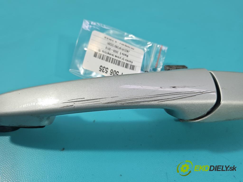 Mazda 5  2005-2010 2.0 16V 145 hp manual 107 kW 1999 cm3 5- klika zadní pravé  (Klika dveří ostatní)