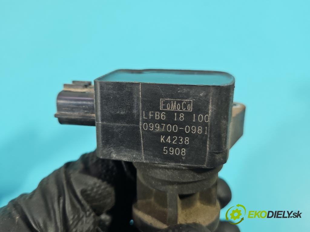 Mazda 5  2005-2010 2.0 16V 145 HP manual 107 kW 1999 cm3 5- cievka zapaľovacia 099700-0981 (Zapaľovacia cievka)