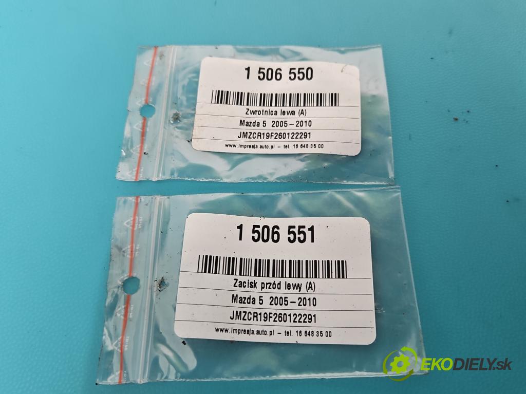 Mazda 5  2005-2010 2.0 16V 145 HP manual 107 kW 1999 cm3 5- náboj ľavé  (Náboj kolesa)