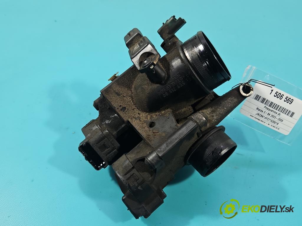 Mazda 3 I BK 2003-2009 1.6 citd 109 HP manual 80 kW 1560 cm3 5- klapka 9655971880 (Škrtiaca klapka)