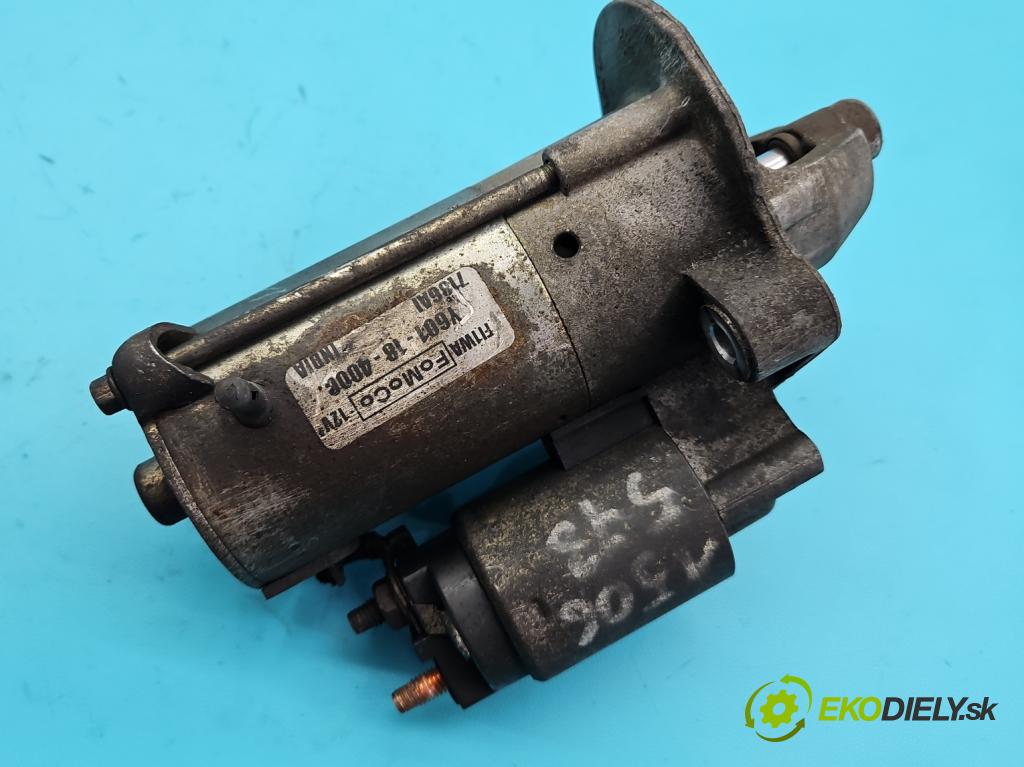 Mazda 3 I BK 2003-2009 1.6 citd 109 HP manual 80 kW 1560 cm3 5- štartér Y601-18-400B (Štartér)