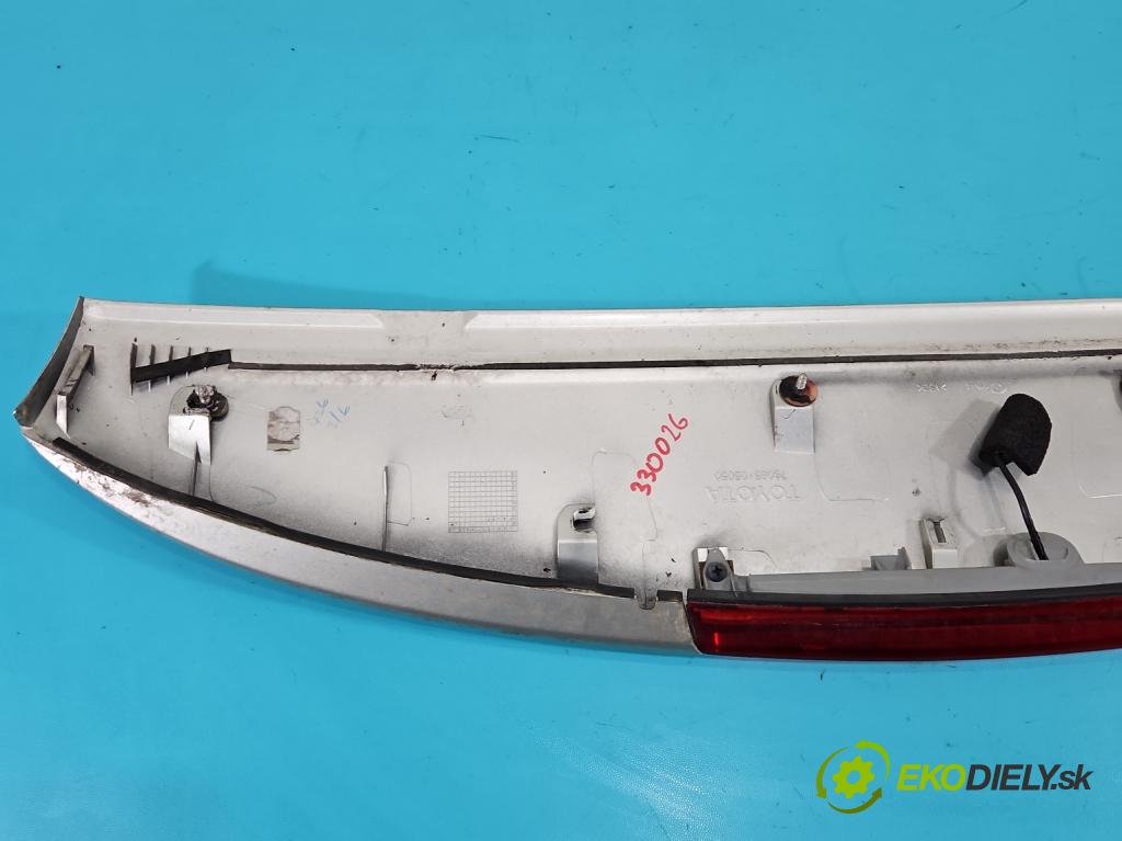 Toyota Avensis II T25 2003-2008 2.2 D-CAT 177 hp manual 130 kW 2231 cm3 5- spoiler 76085-05050 (Spoiler)