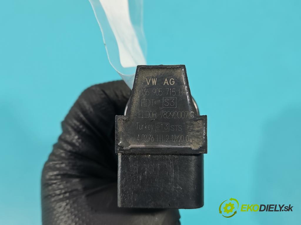 Audi A3 8P 2003-2012 1.6 FSI 116 HP manual 85 kW 1598 cm3 3- cievka zapaľovacia 036905715H (Zapaľovacia cievka)