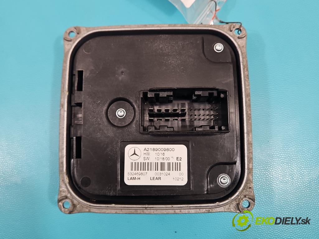 Mercedes CLS II C218 2010-2018 3.0 cdi (642853) 265KM automatic 195 kW 2987 cm3 4- střídač: xenon A2189009800 (Riadiaca jednotka xenónu)
