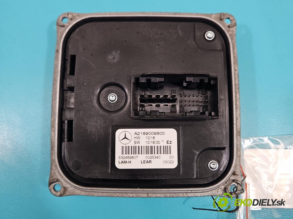 Mercedes CLS II C218 2010-2018 3.0 cdi (642853) 265KM automatic 195 kW 2987 cm3 4- střídač: xenon A2189009800 (Riadiaca jednotka xenónu)