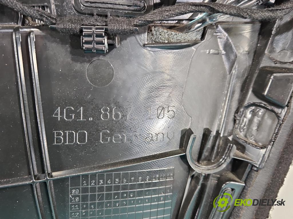 Audi A6 C7 2011-2018 3.0 tdi 204 hp automatic 150 kW 2967 cm3 4- Tapacír: dveře přední levé 4G1867105