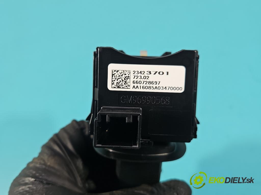 Opel Mokka A 2012-2019 1.4 T 140 HP manual 103 kW 1364 cm3 5- prepínač komplex: 95442049 (Prepínacie páčky pod volantom)